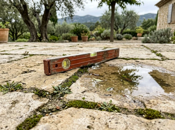 Causes de stagnation d'eau sur terrasse à Fréjus dans l'Est Var