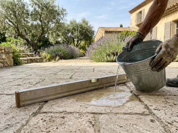 Erreurs à éviter avant de corriger la pente d'une terrasse à Fréjus