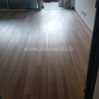 Pose du parquet flottant